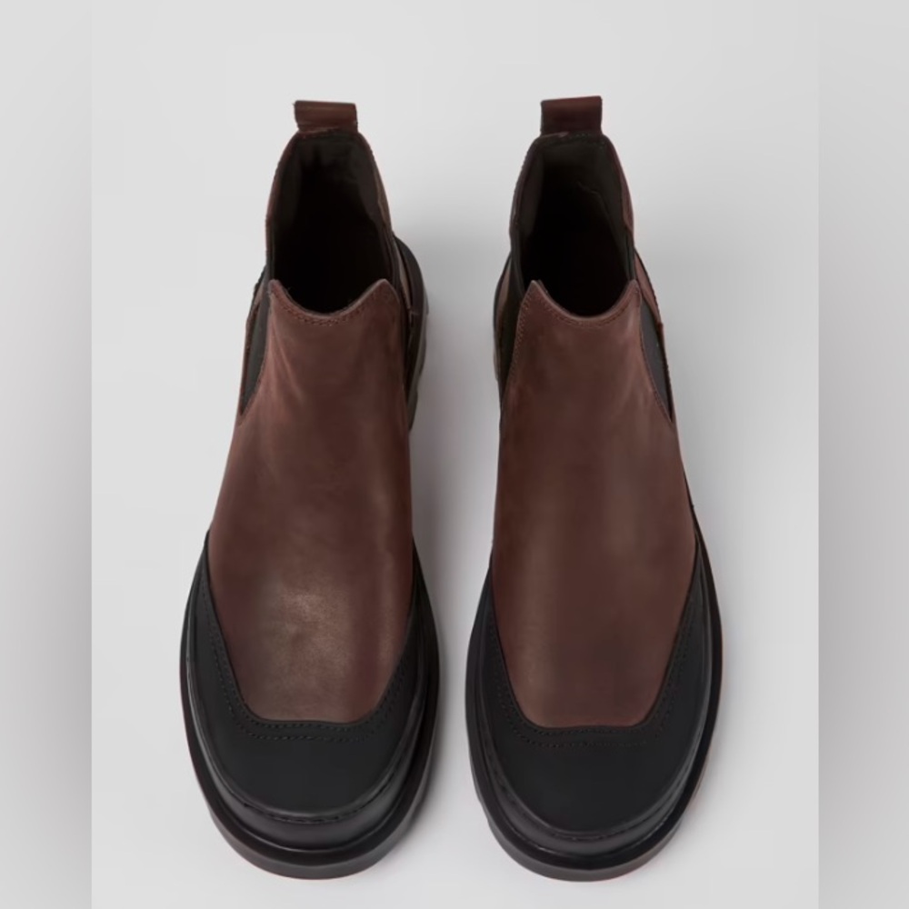 Camper Brutus. Size 9. As new, unused. Brown leather women's ankle boots . $80